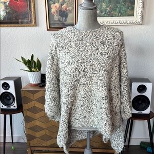 Cozy Knit Sweater in Black and White